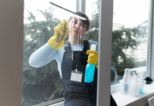 Nettoyage de vitres intérieures et extérieures à Meillant